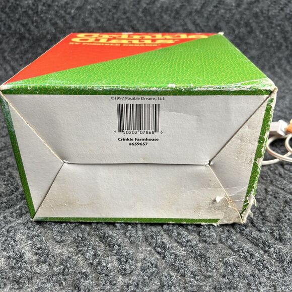 Crinkle Claus Possible Dreams "Crinkle Farmhouse Santa 1997 #659657 Light Kit - Picture 12 of 12